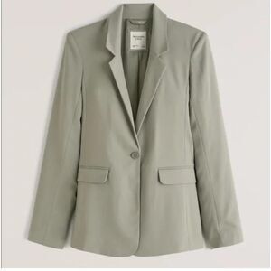 Abercrombie & Fitch Women's Sage Green Blazer